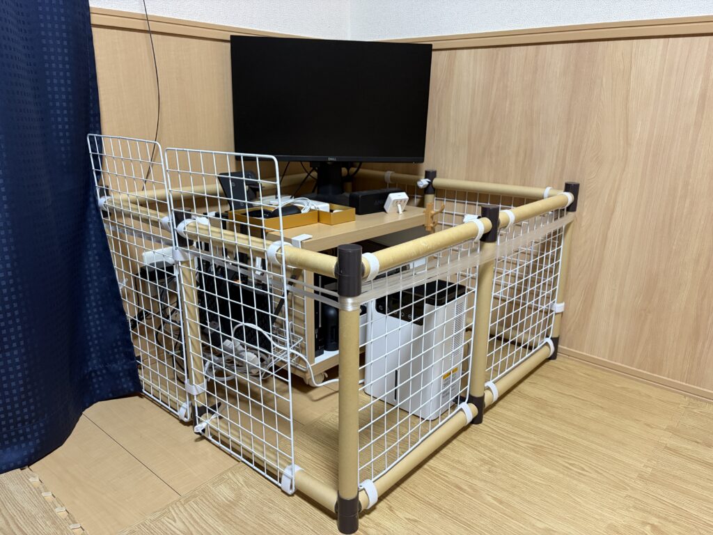 テレビ前のDIYサークル