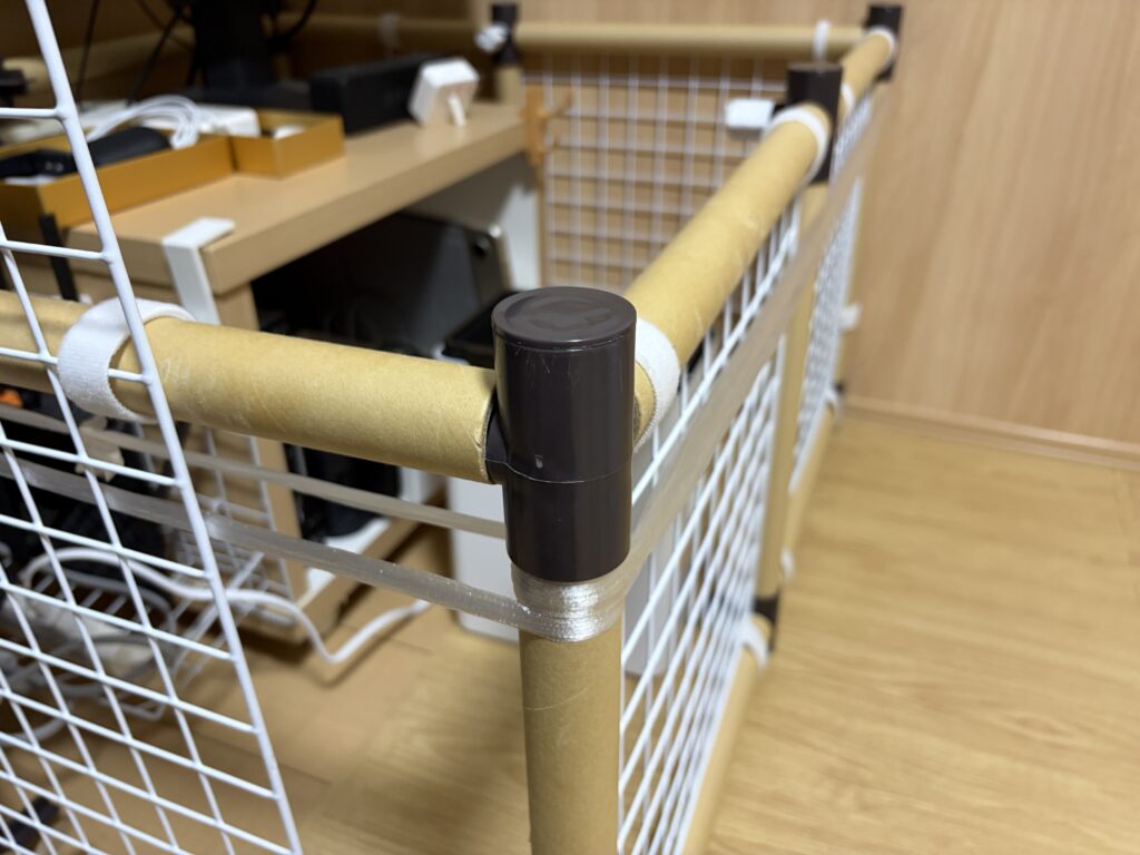 テレビ前DIYサークルのT字連結